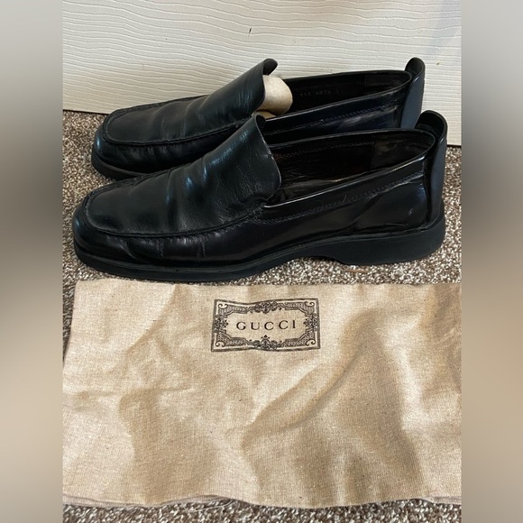 Gucci Vtg Men’s Black Dress Shoes US Size 10D main image 4